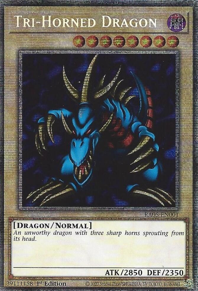 Tri-Horned Dragon [RA05-EN001] Super Rare