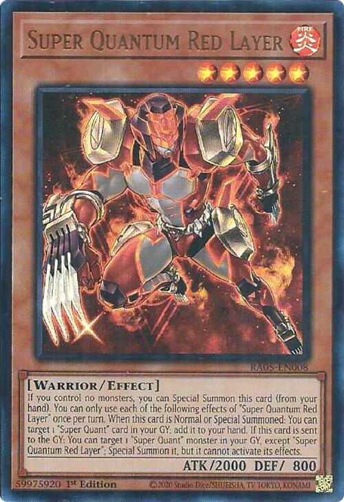 Super Quantum Red Layer (Ultra Rare) [RA05-EN008] Ultra Rare