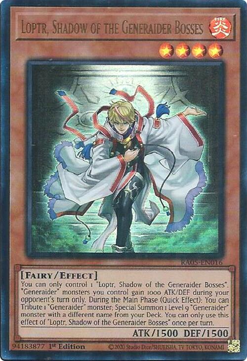 Loptr, Shadow of the Generaider Bosses (Ultra Rare) [RA05-EN016] Ultra Rare