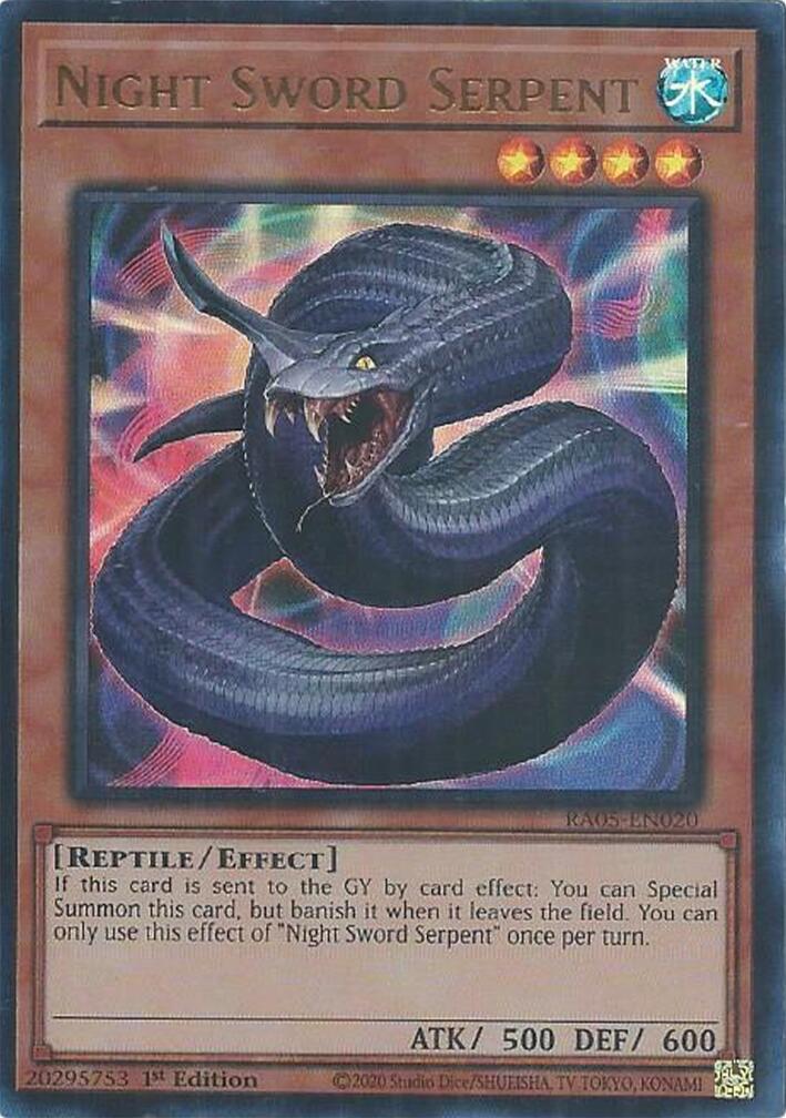Night Sword Serpent (Ultra Rare) [RA05-EN020] Ultra Rare