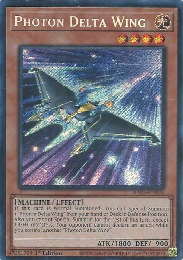 Photon Delta Wing (Secret Rare) [RA05-EN026] Secret Rare