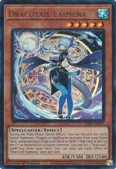 Dracotail Faimena (Ultra Rare) [RA05-EN035] Ultra Rare