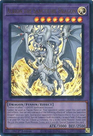 Albion the Sanctifire Dragon (Ultra Rare) [RA05-EN037] Ultra Rare