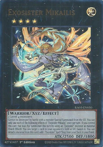 Exosister Mikailis (Ultra Rare) [RA05-EN050] Ultra Rare