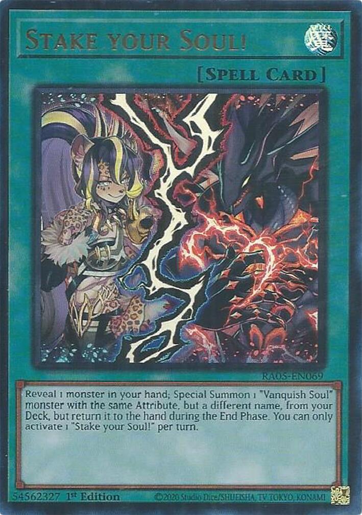 Stake your Soul! (Ultra Rare) [RA05-EN069] Ultra Rare