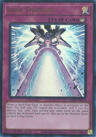 Iron Thunder (Ultra Rare) [RA05-EN079] Ultra Rare