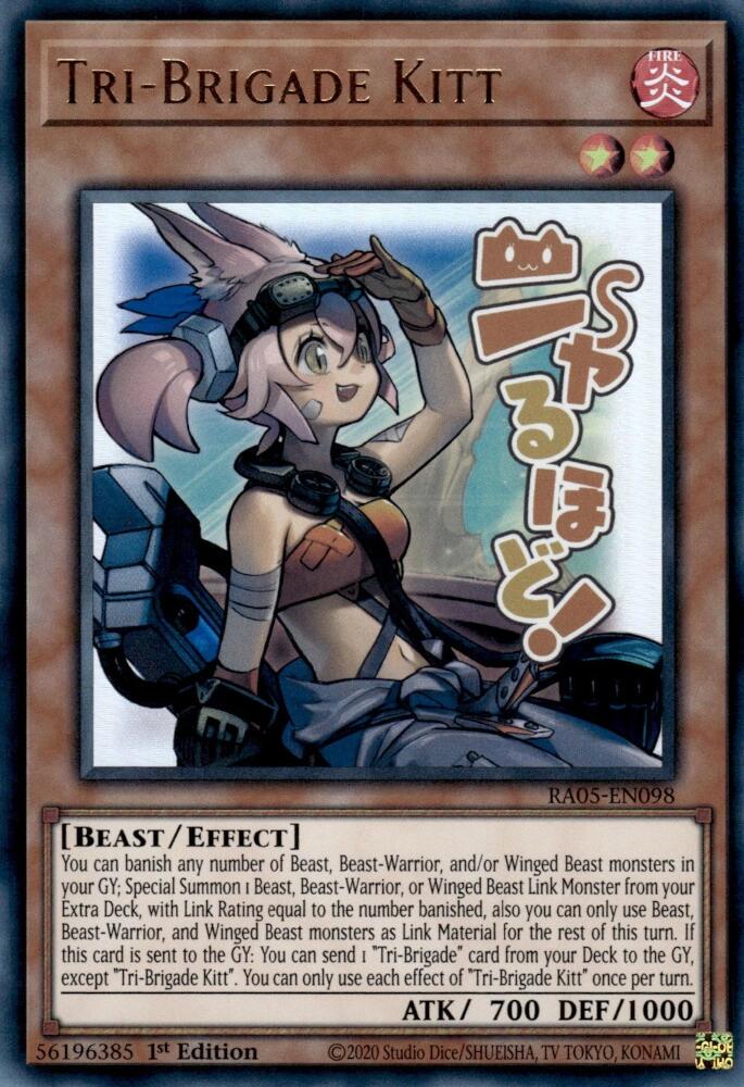 Tri-Brigade Kitt [RA05-EN098] Ultra Rare
