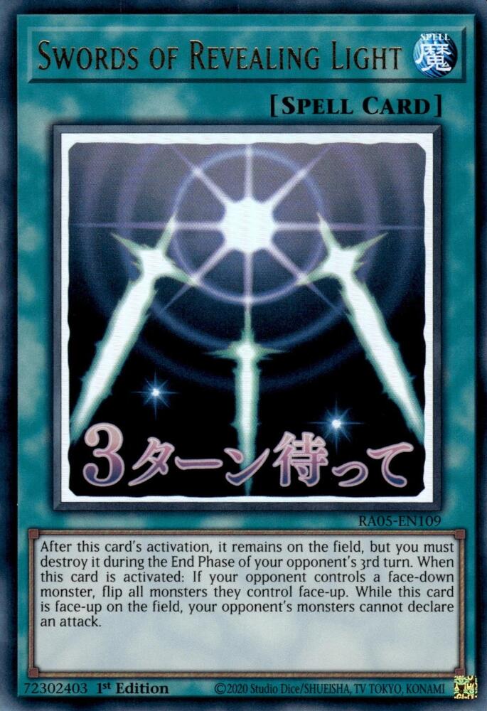 Swords of Revealing Light [RA05-EN109] Ultra Rare