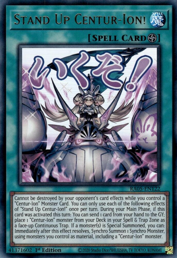 Stand Up Centur-Ion! [RA05-EN122] Ultra Rare