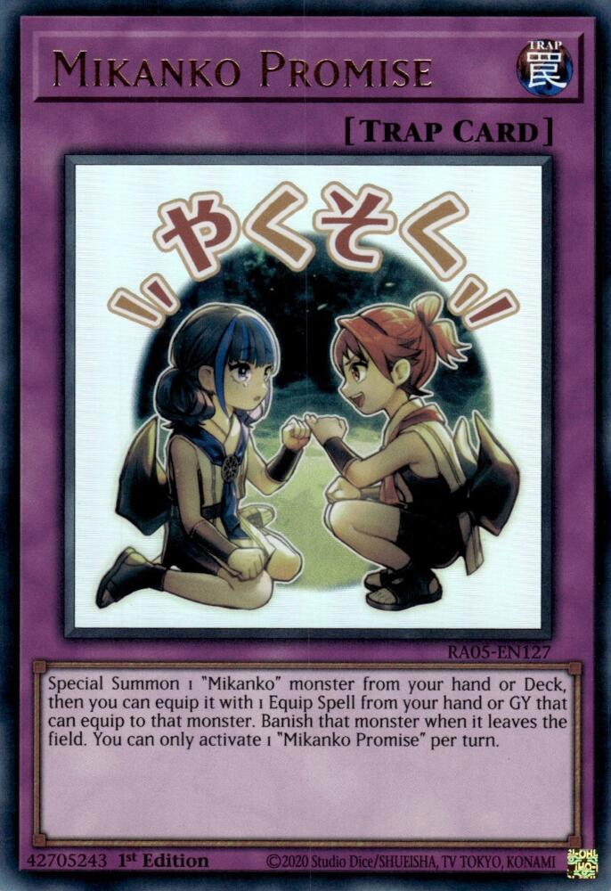 Mikanko Promise [RA05-EN127] Ultra Rare