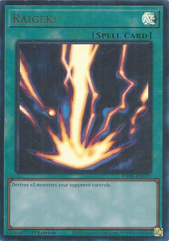 Raigeki (Ultra Rare) [RA05-EN110] Ultra Rare