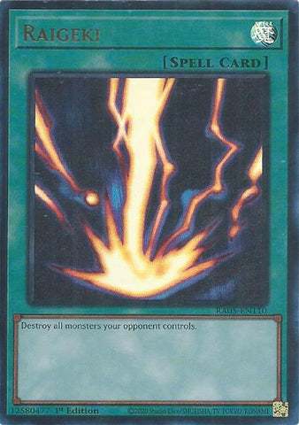 Raigeki (Ultra Rare) [RA05-EN110] Ultra Rare