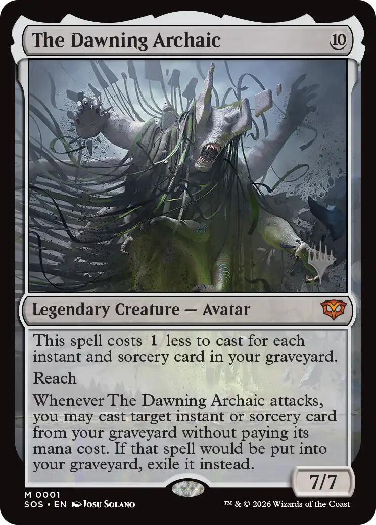 The Dawning Archaic [Secrets of Strixhaven Promo Pack]