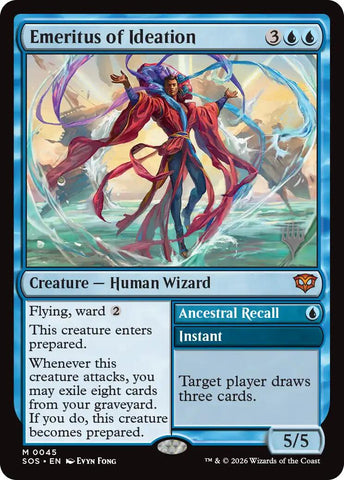 Emeritus of Ideation [Secrets of Strixhaven Promo Pack]