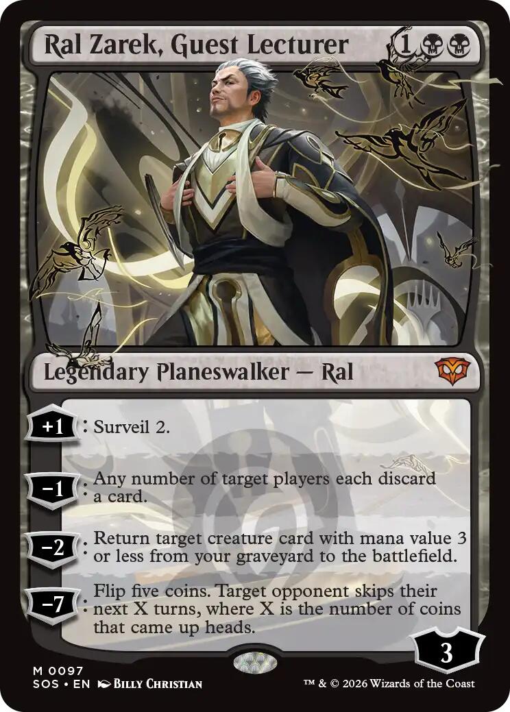 Ral Zarek, Guest Lecturer [Secrets of Strixhaven Promo Pack]