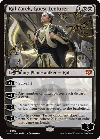 Ral Zarek, Guest Lecturer [Secrets of Strixhaven Promo Pack]