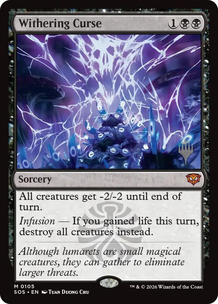 Withering Curse [Secrets of Strixhaven Promo Pack]