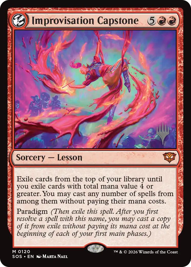 Improvisation Capstone [Secrets of Strixhaven Promo Pack]