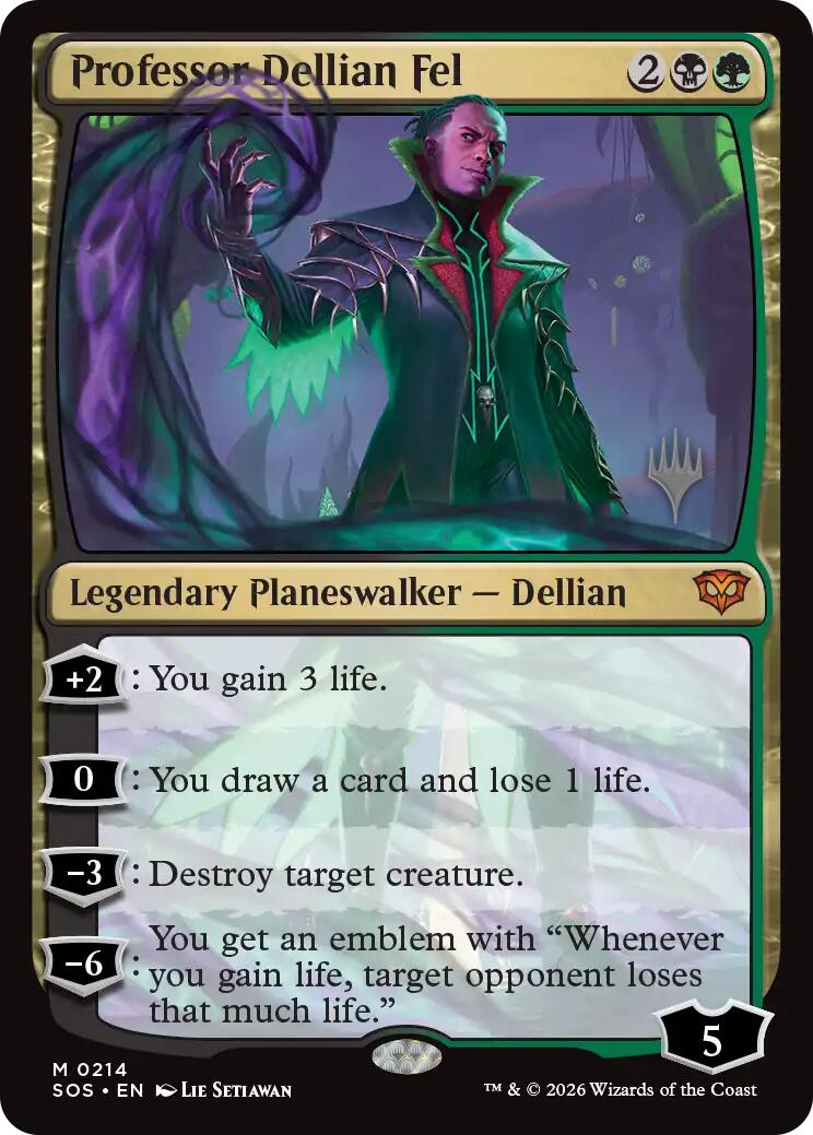 Professor Dellian Fel [Secrets of Strixhaven Promo Pack]