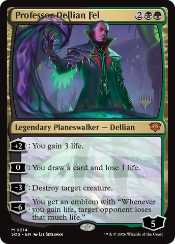 Professor Dellian Fel [Secrets of Strixhaven Promo Pack]