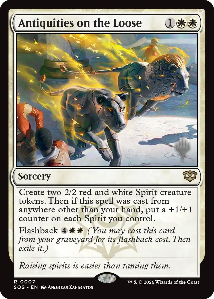 Antiquities on the Loose [Secrets of Strixhaven Promo Pack]