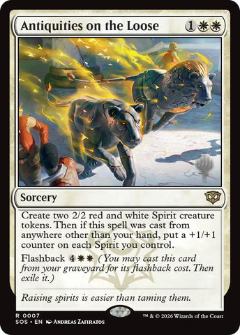 Antiquities on the Loose [Secrets of Strixhaven Promo Pack]