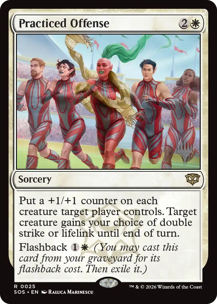 Practiced Offense [Secrets of Strixhaven Promo Pack]