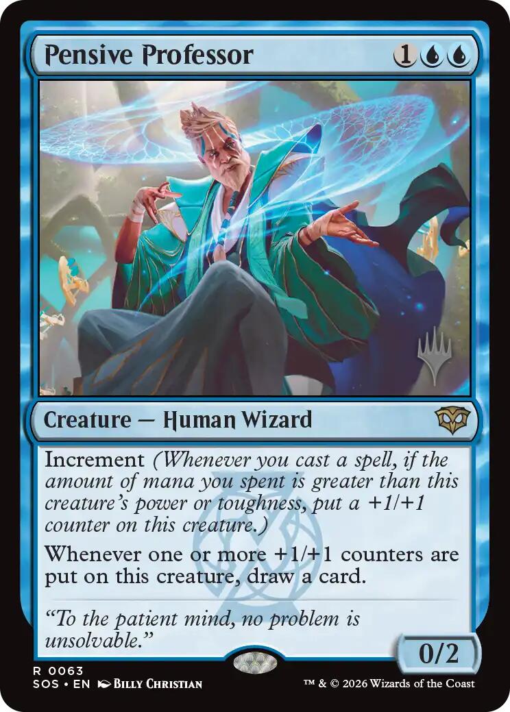 Pensive Professor [Secrets of Strixhaven Promo Pack]