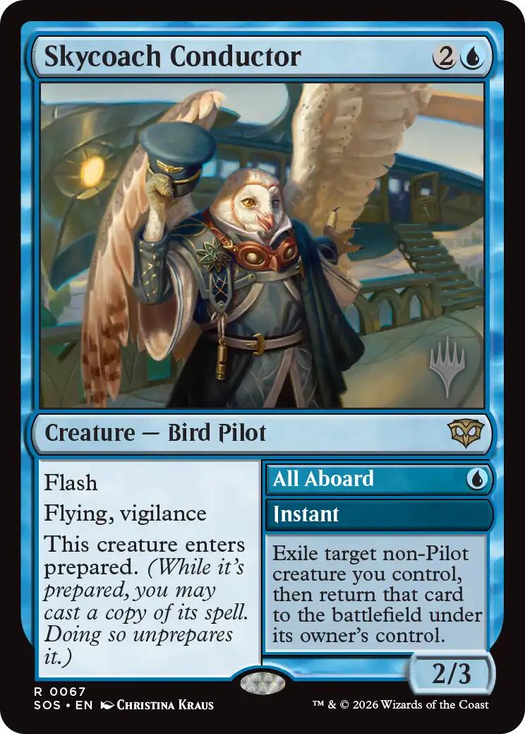Skycoach Conductor [Secrets of Strixhaven Promo Pack]