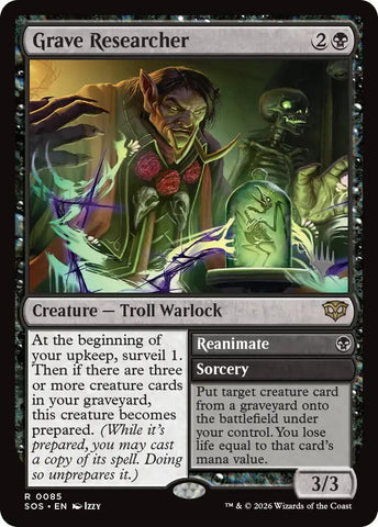 Grave Researcher [Secrets of Strixhaven Promo Pack]