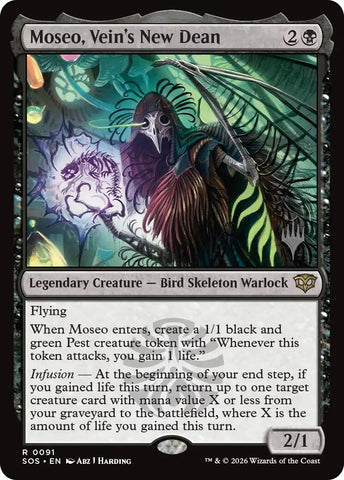 Moseo, Vein's New Dean [Secrets of Strixhaven Promo Pack]