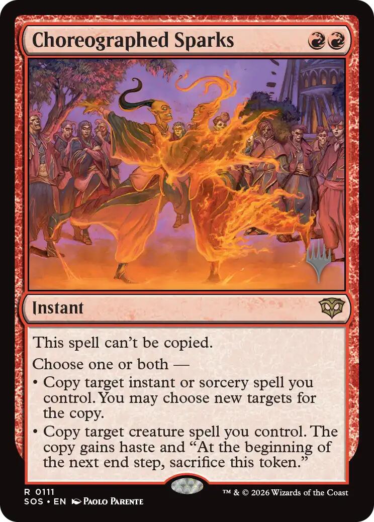 Choreographed Sparks [Secrets of Strixhaven Promo Pack]
