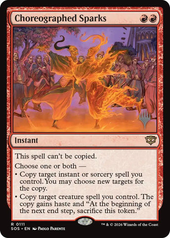 Choreographed Sparks [Secrets of Strixhaven Promo Pack]