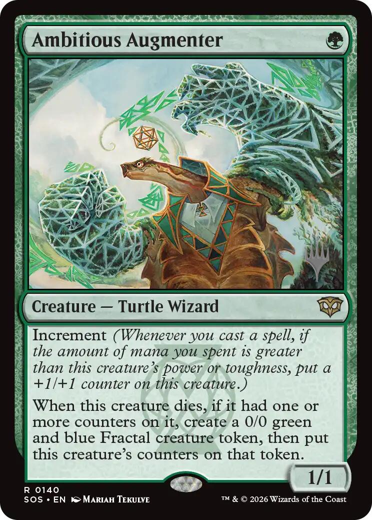 Ambitious Augmenter [Secrets of Strixhaven Promo Pack]