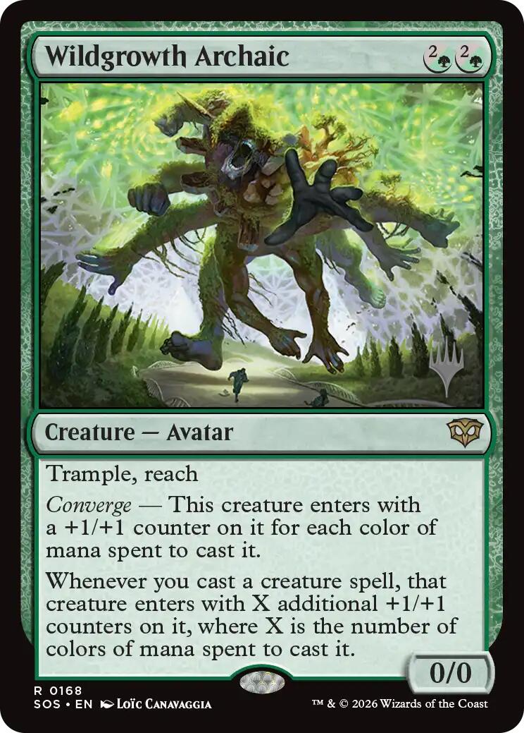 Wildgrowth Archaic [Secrets of Strixhaven Promo Pack]