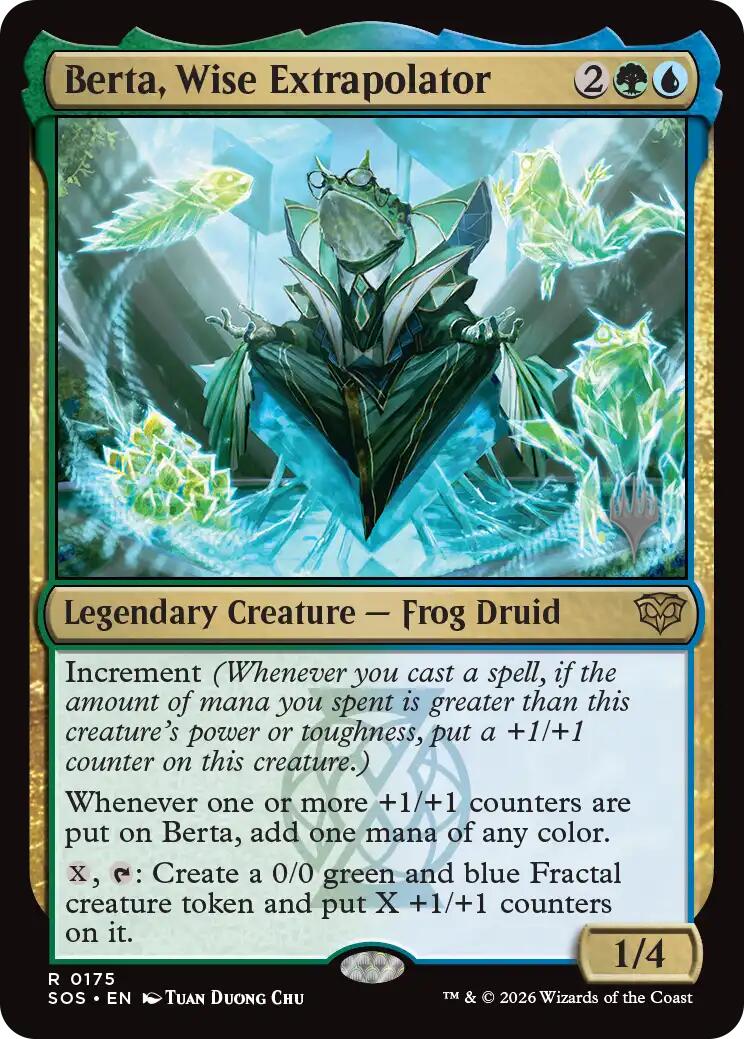 Berta, Wise Extrapolator [Secrets of Strixhaven Promo Pack]