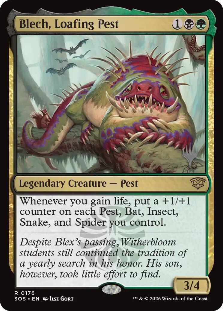 Blech, Loafing Pest [Secrets of Strixhaven Promo Pack]