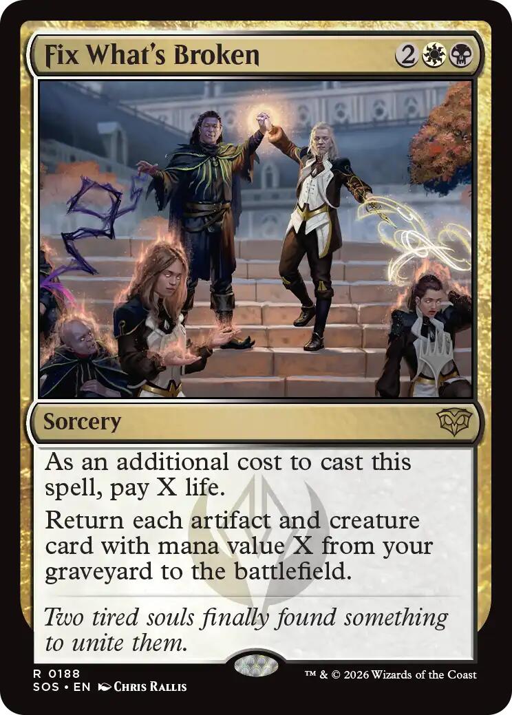 Fix What's Broken [Secrets of Strixhaven Promo Pack]