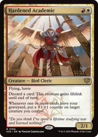 Hardened Academic [Secrets of Strixhaven Promo Pack]