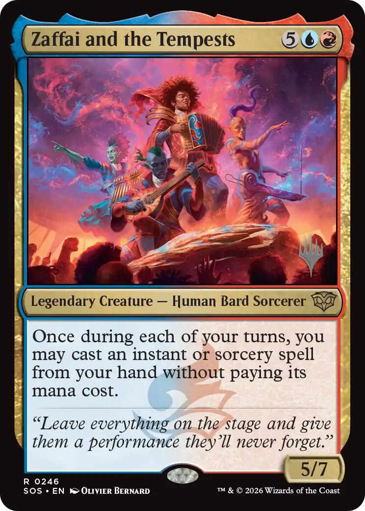 Zaffai and the Tempests [Secrets of Strixhaven Promo Pack]