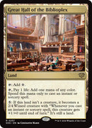 Great Hall of the Biblioplex [Secrets of Strixhaven Promo Pack]