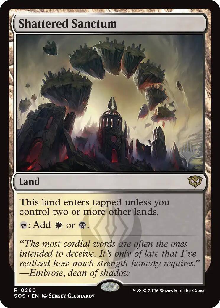 Shattered Sanctum [Secrets of Strixhaven Promo Pack]