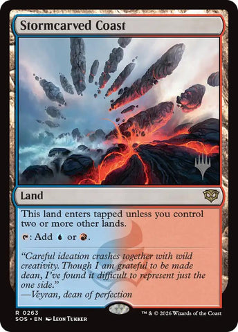 Stormcarved Coast [Secrets of Strixhaven Promo Pack]
