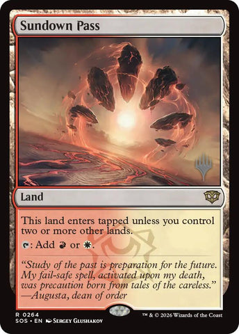 Sundown Pass [Secrets of Strixhaven Promo Pack]