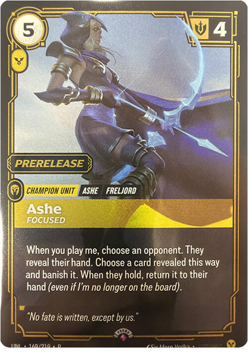 Ashe - Focused [Organized Play Promos]