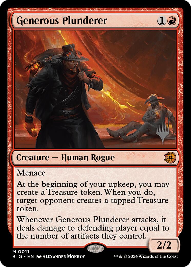 Generous Plunderer [Outlaws of Thunder Junction Promo Pack]