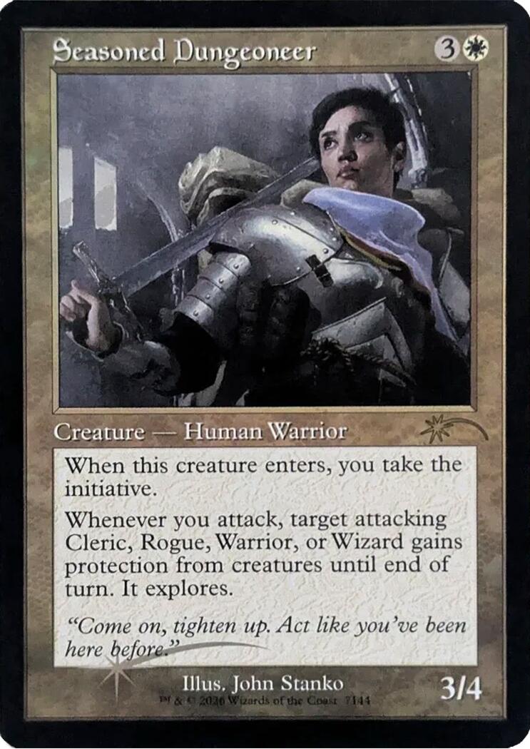 Seasoned Dungeoneer (Retro Frame) [Secret Lair Drop Series]