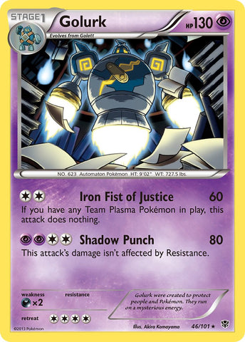 Golurk (46/101) (Black & White: Plasma Blast) [Theme Deck Exclusive]