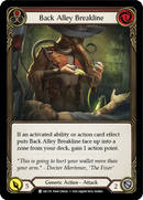 Back Alley Breakline (Red) [U-ARC176] (Arcane Rising Unlimited) Unlimited Rainbow Foil