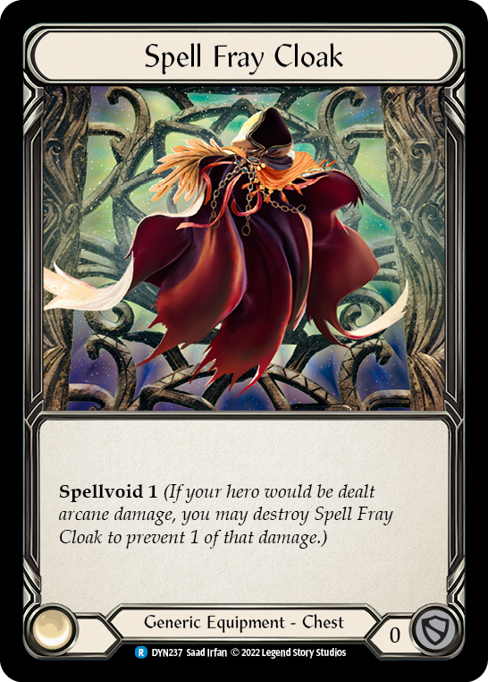 Spell Fray Cloak [DYN237] (Dynasty) Rainbow Foil